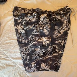 Newport blue mens swim trunks size large